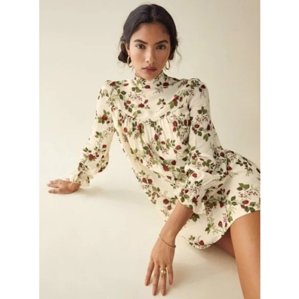 💕REFORMATION💕 Jourdan Dress ~ Regency Floral Print Medium